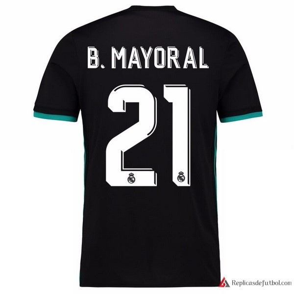 Camiseta Real Madrid Segunda equipación B.Mayoral 2017-2018